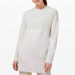 Lululemon Cashmere Wool Blend Restful Intention Sweater Long Oversized Knit Cozy